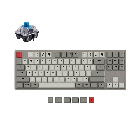 Геймърска механична клавиатура Keychron K8 Aluminum TKL Keychron Blue Switch No LED ABS