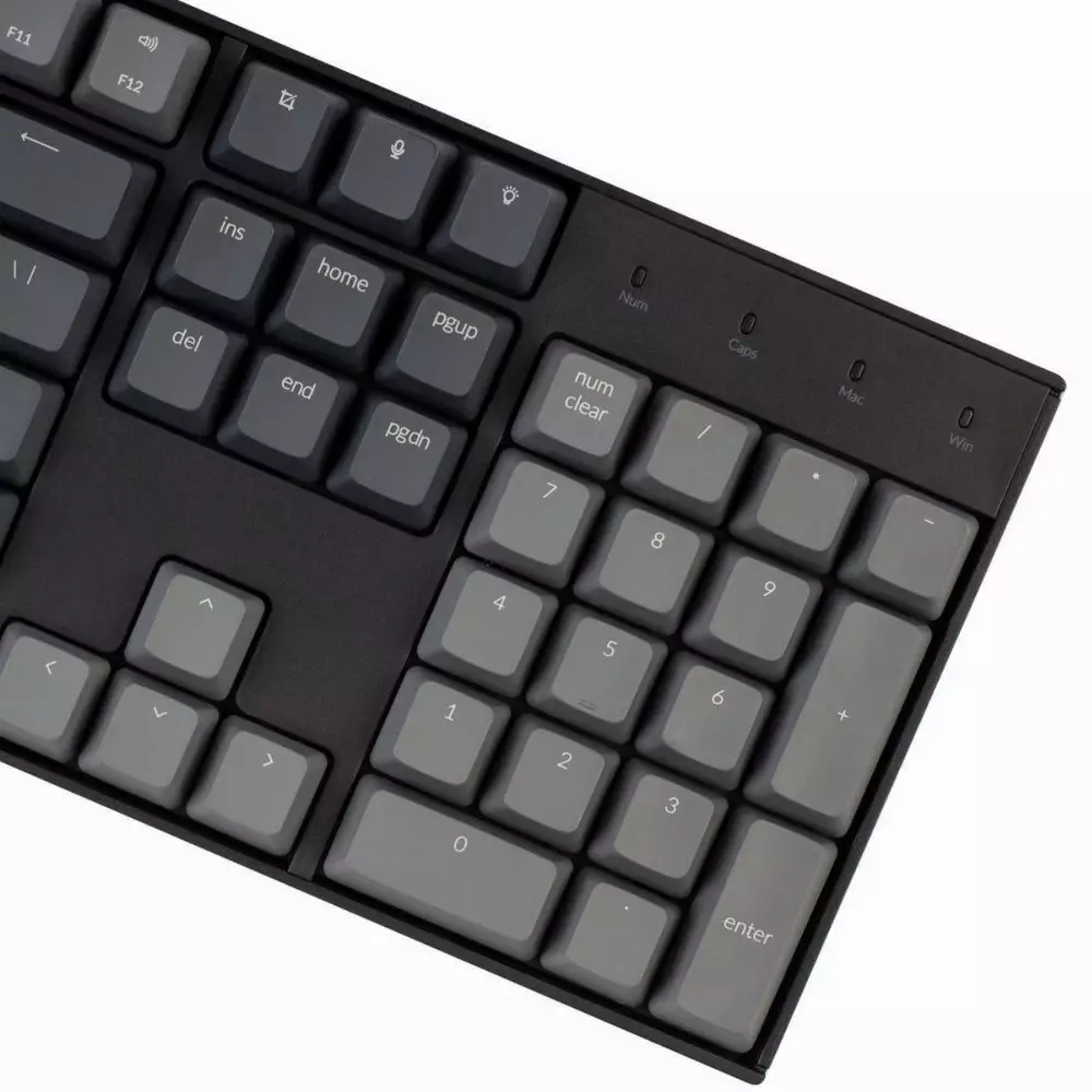 Gaming μηχανικό πληκτρολόγιο Keychron K10 Full-Size Gateron Blue Switch White LED ABS