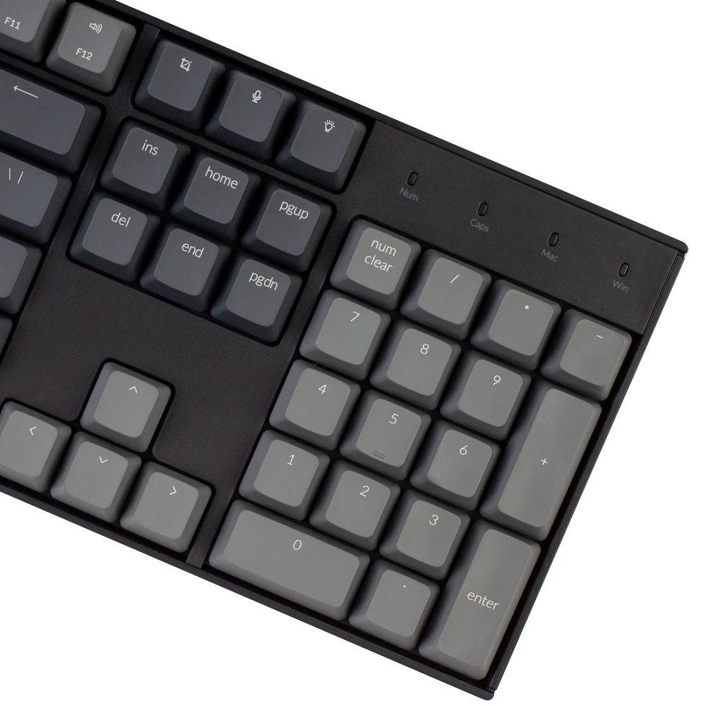Gaming μηχανικό πληκτρολόγιο Keychron K10 Full-Size Gateron Blue Switch White LED ABS
