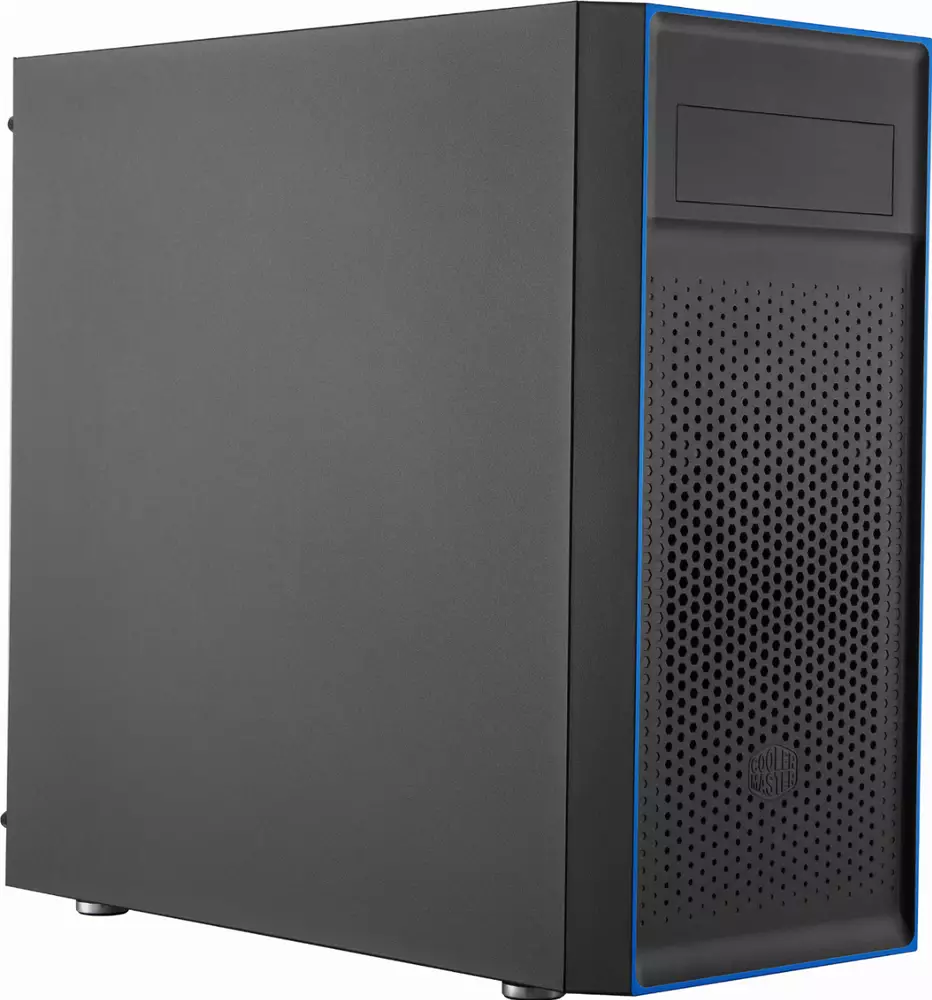 Кутия Cooler Master MasterBox E501L Mid Tower Blue Trim