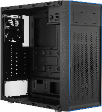 Кутия Cooler Master MasterBox E501L Mid Tower Blue Trim