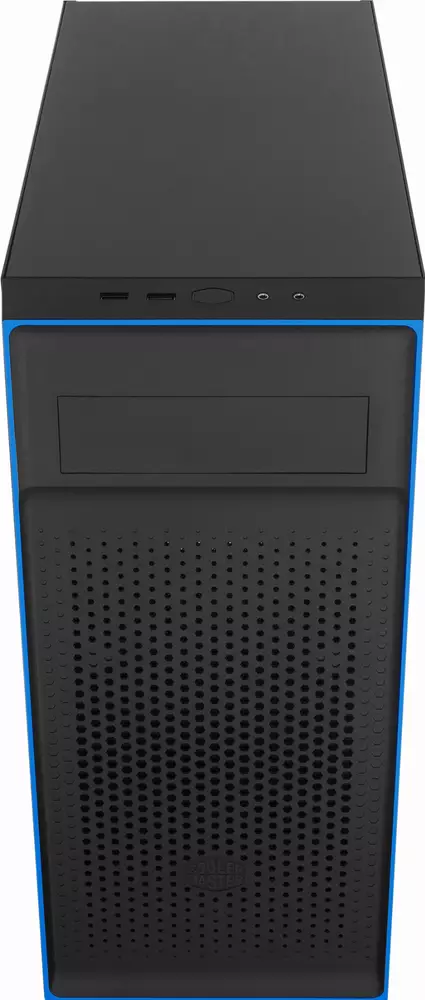 Кутия Cooler Master MasterBox E501L Mid Tower Blue Trim