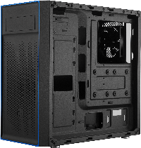 Кутия Cooler Master MasterBox E501L Mid Tower Blue Trim