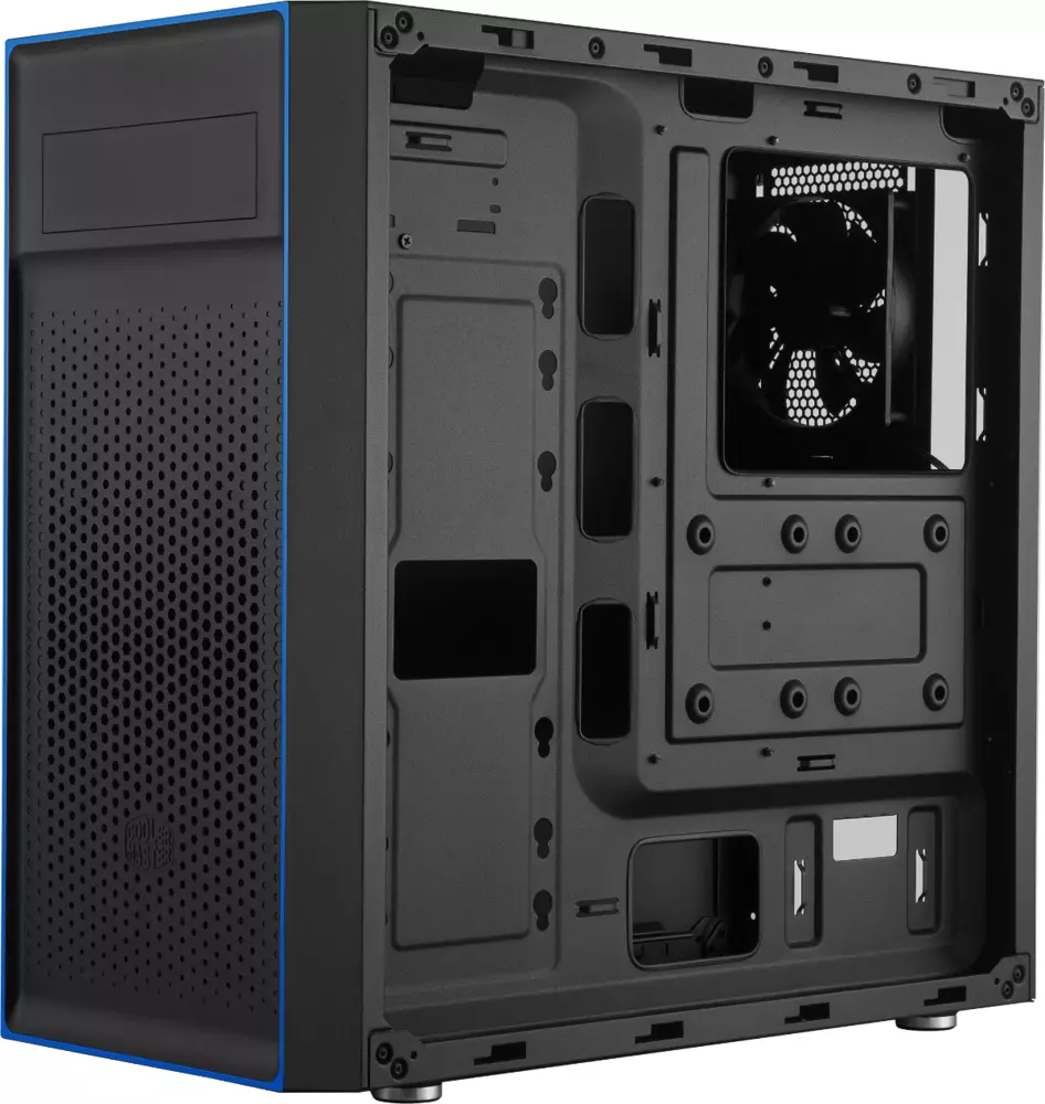Кутия Cooler Master MasterBox E501L Mid Tower Blue Trim