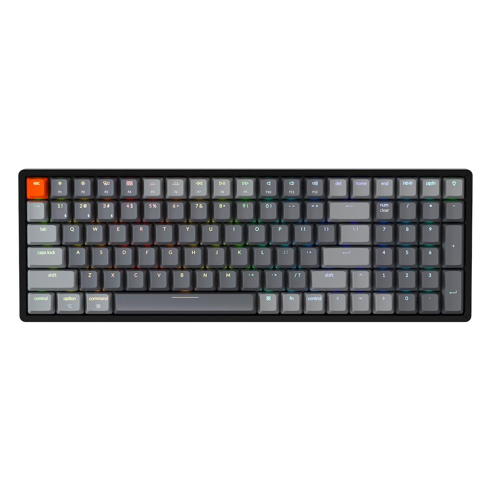 Геймърска Механична клавиатура Keychron K4 Aluminum Full-Size Gateron Red Switch RGB LED ABS