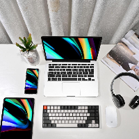 Геймърска Механична клавиатура Keychron K2 Hot-Swappable Compact Gateron Brown Switch RGB LED ABS
