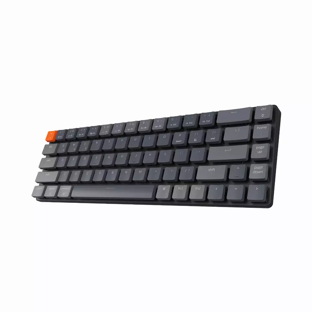 Геймърска механична клавиатура Keychron K7 Hot-Swappable 65% Keychron Low Profile Optical Brown Switch RGB LED ABS