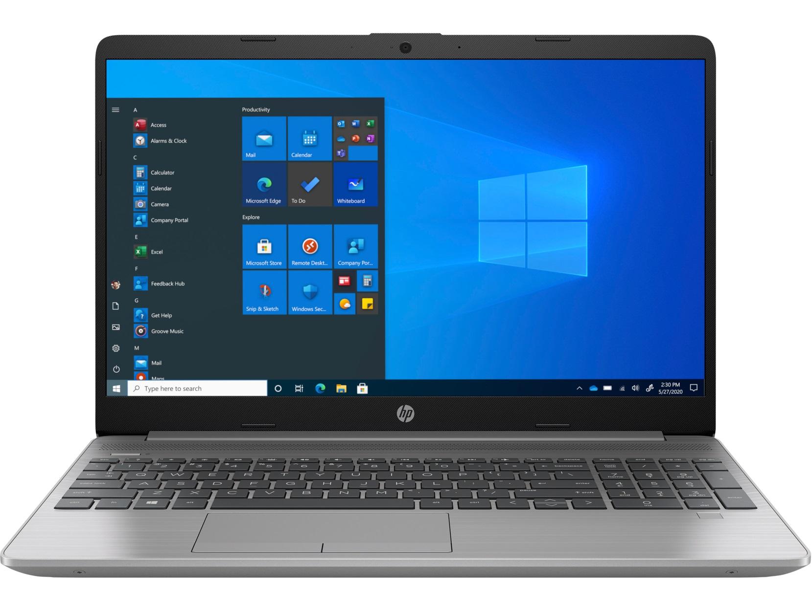 Лаптоп HP 250 G8, Intel i3-1005G1 up 3.40Ghz 6 MB, FHD 15.6",  8GB DDR4, 512Gb М2.NVME, Intel UHD Graphics, no OS, Сребрист