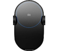 Безжично зарядно устройство Xiaomi Mi Wireless Charging Pad, Стойка за кола, Черен