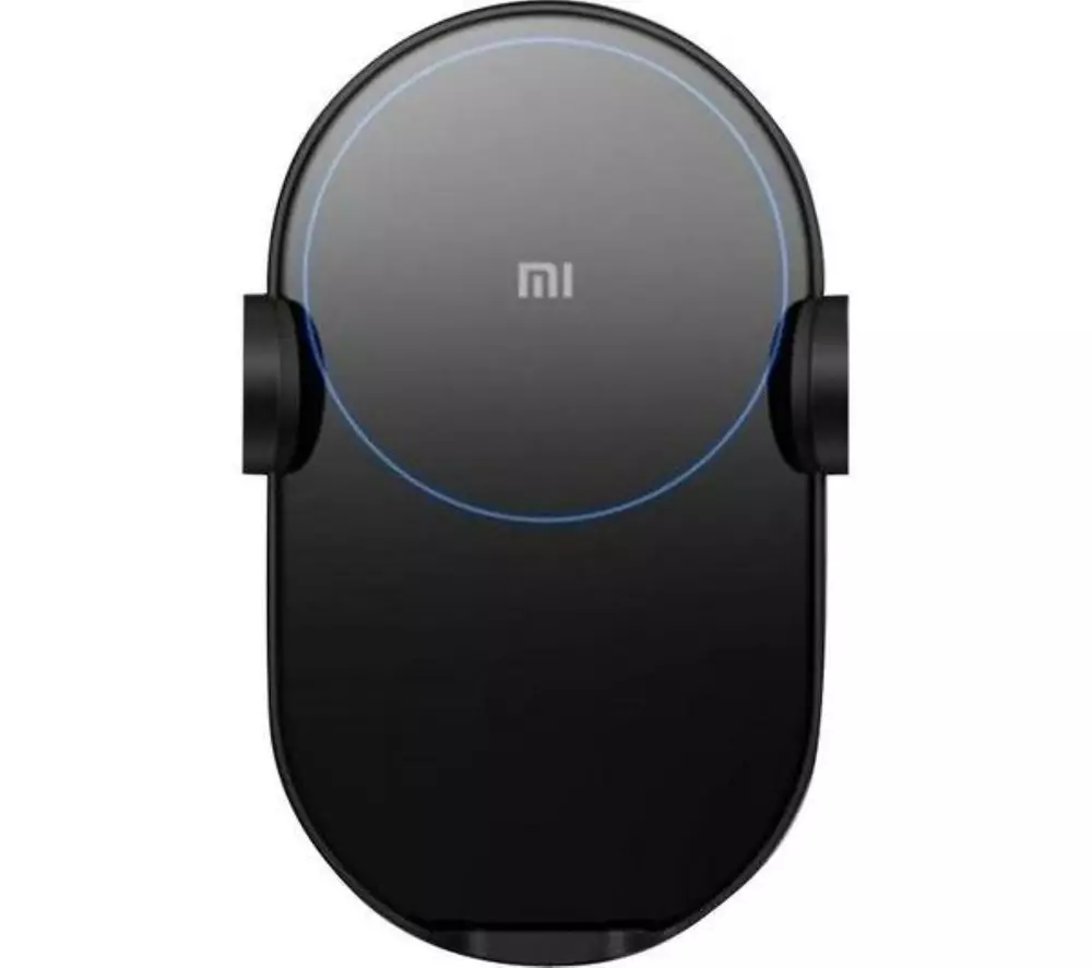 Безжично зарядно устройство Xiaomi Mi Wireless Charging Pad, Стойка за кола, Черен