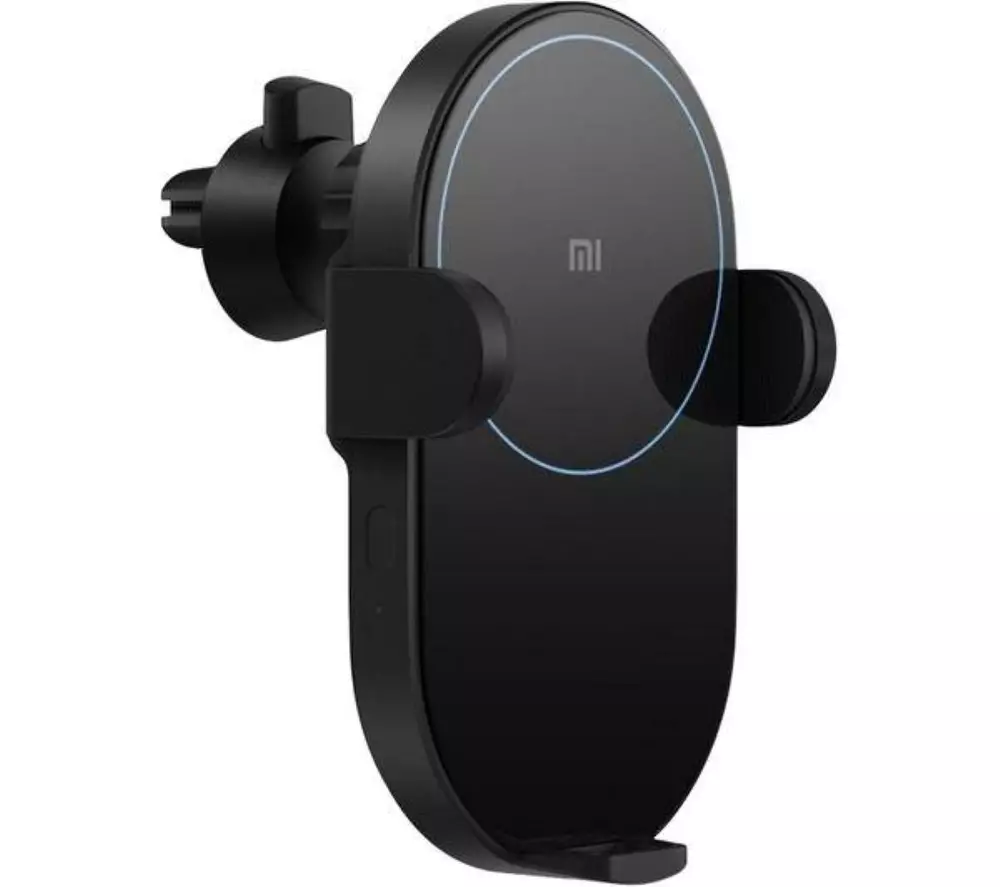 Безжично зарядно устройство Xiaomi Mi Wireless Charging Pad, Стойка за кола, Черен
