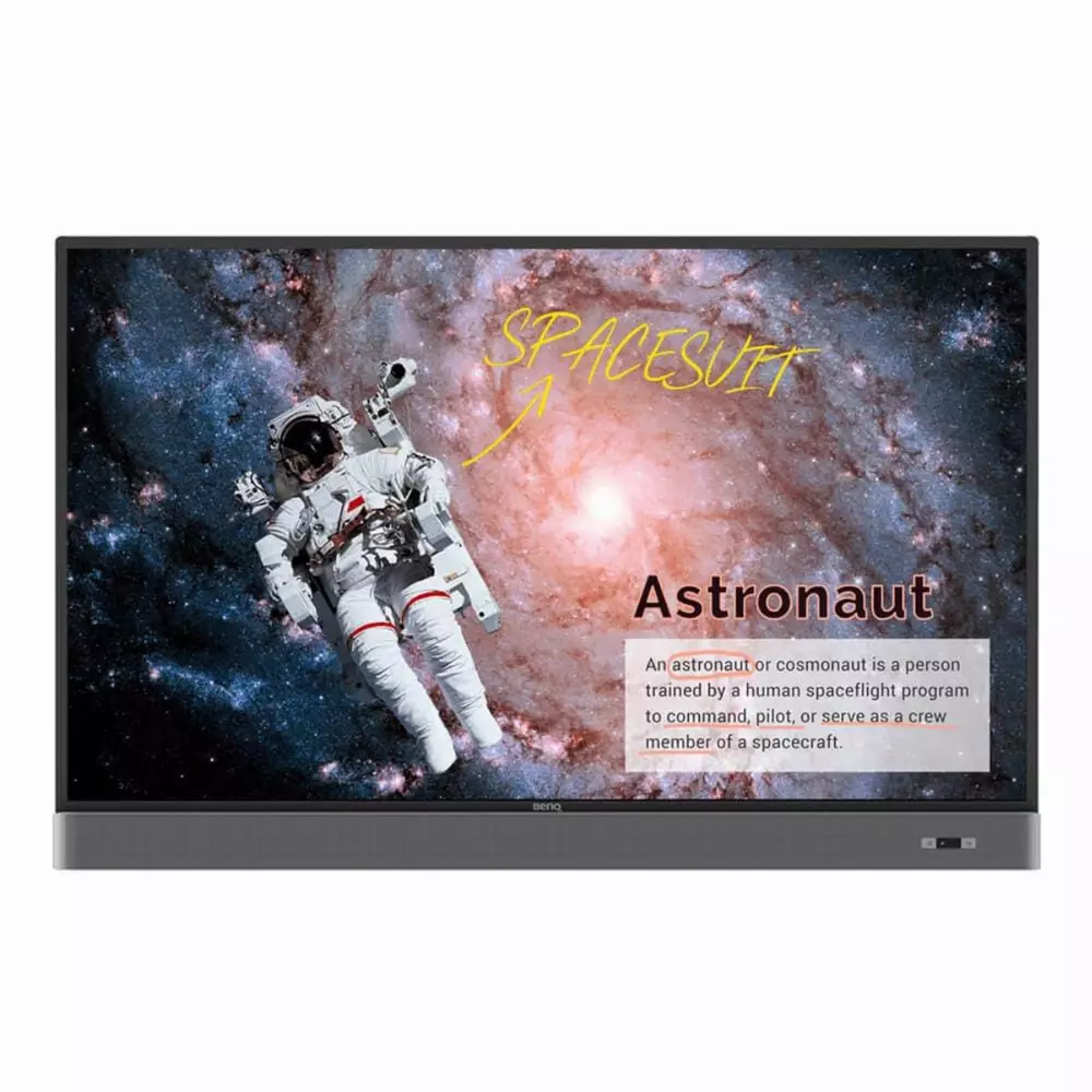 Интерактивен дисплей BenQ RM5502K, DLED, 55 inch, Wide, UHD, D-sub, HDMI, Черен
