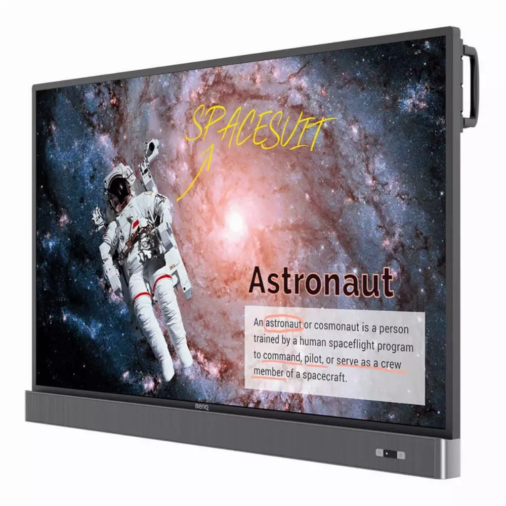 Интерактивен дисплей BenQ RM5502K, DLED, 55 inch, Wide, UHD, D-sub, HDMI, Черен