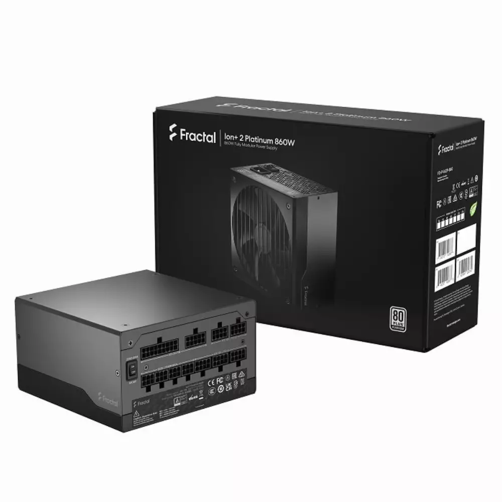 Захранване Fractal ION+2 860W 80 Plus Platinum ATX PSU - FD-P-IA2P-860-EU