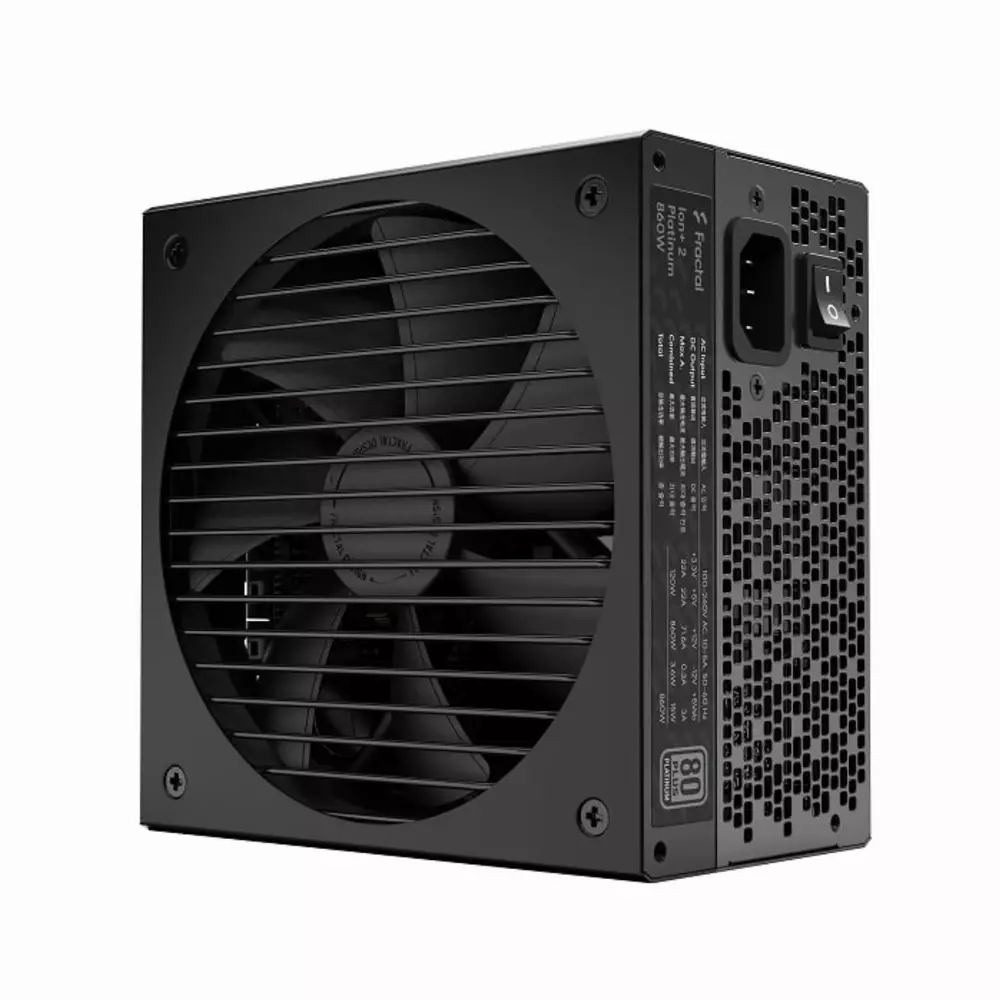 Захранване Fractal ION+2 860W 80 Plus Platinum ATX PSU - FD-P-IA2P-860-EU