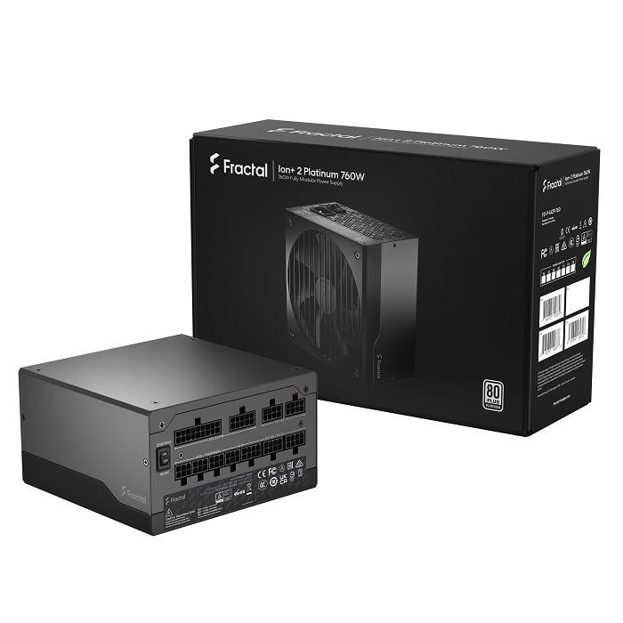 Захранване Fractal ION+2 760W 80 Plus Platinum ATX PSU - FD-P-IA2P-760-EU