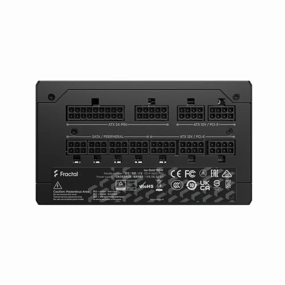 Захранване Fractal ION 750W 80 Plus Gold ATX PSU - FD-P-IA2G-750-EU