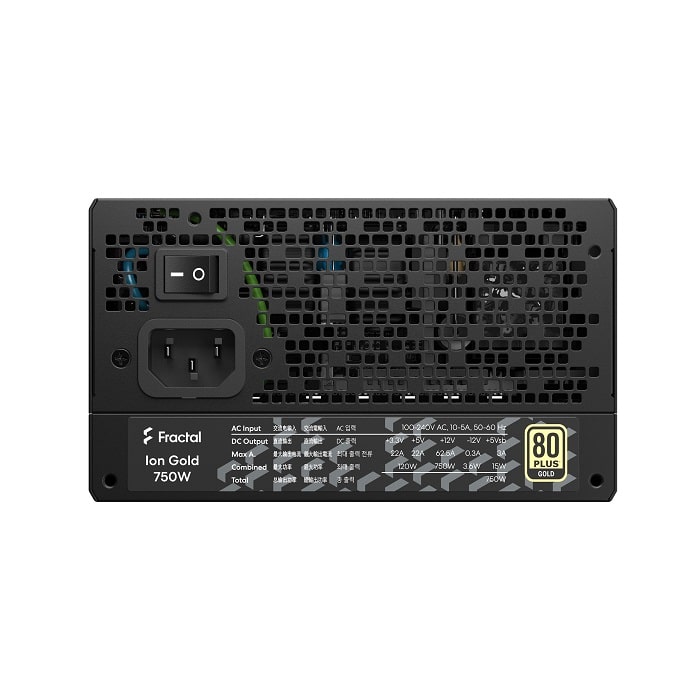 Захранване Fractal ION 750W 80 Plus Gold ATX PSU - FD-P-IA2G-750-EU