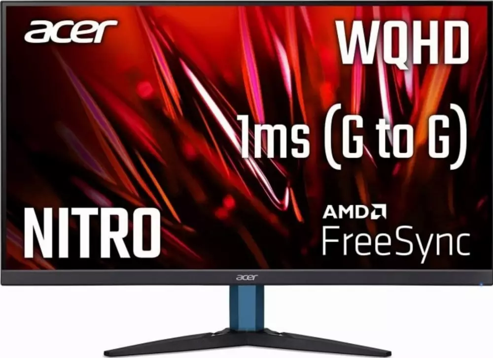 Монитор Acer 27" NITRO KG272UBMIIPX, IPS, WQHD 2560x1440, 75Hz, 1ms, AMD Free-Sync - UM.HX2EE.022