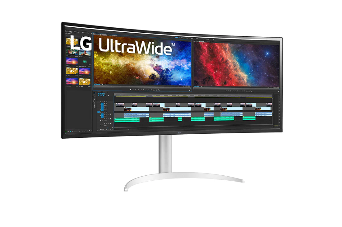 LG 37.5" Monitor 38WP85C-W, IPS, QHD+ 3840x1600, 5ms, HDR10, DCI-P3 95%, AMD FreeSync
