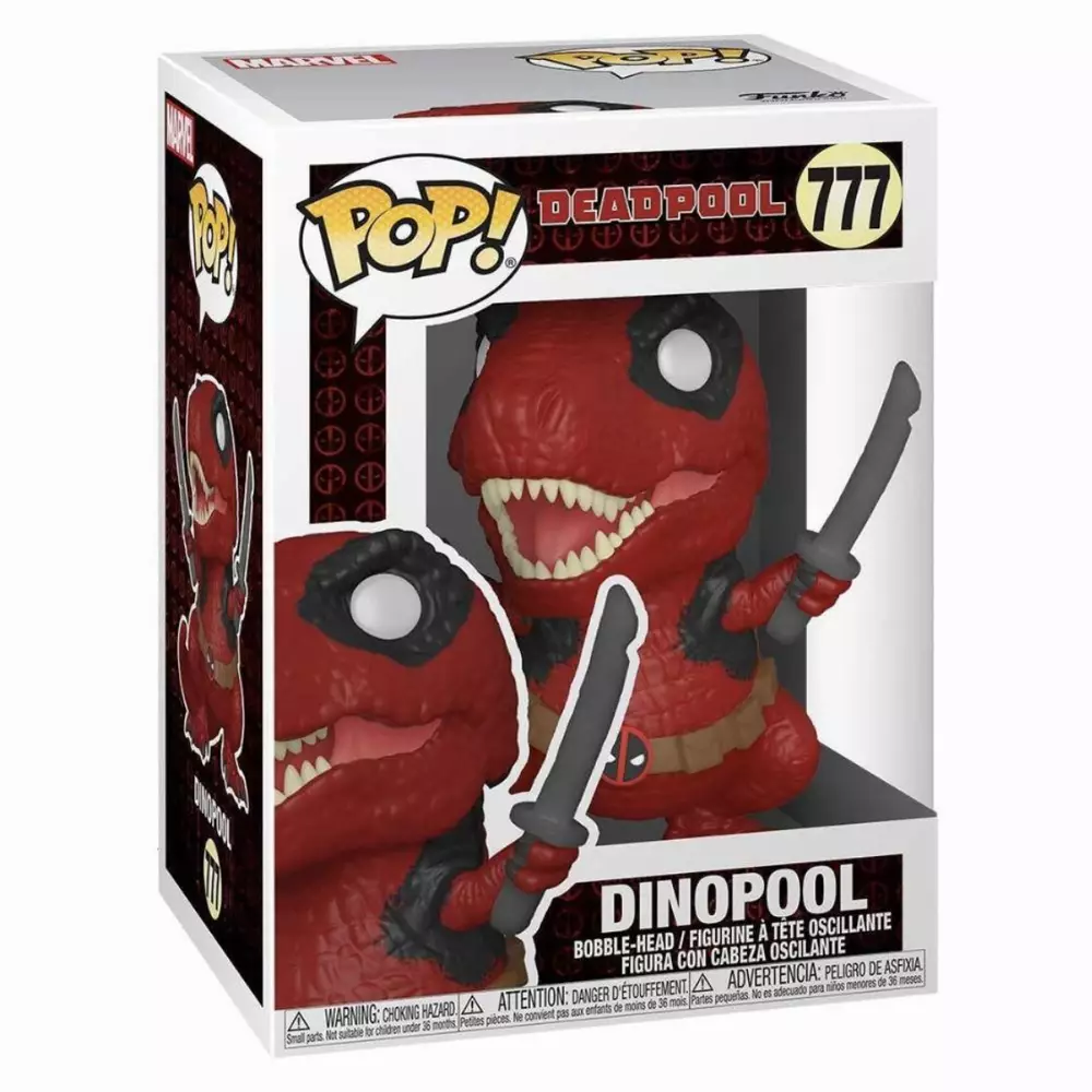 Фигурка Funko POP! Marvel: Deadpool 30th - Dinopol #777