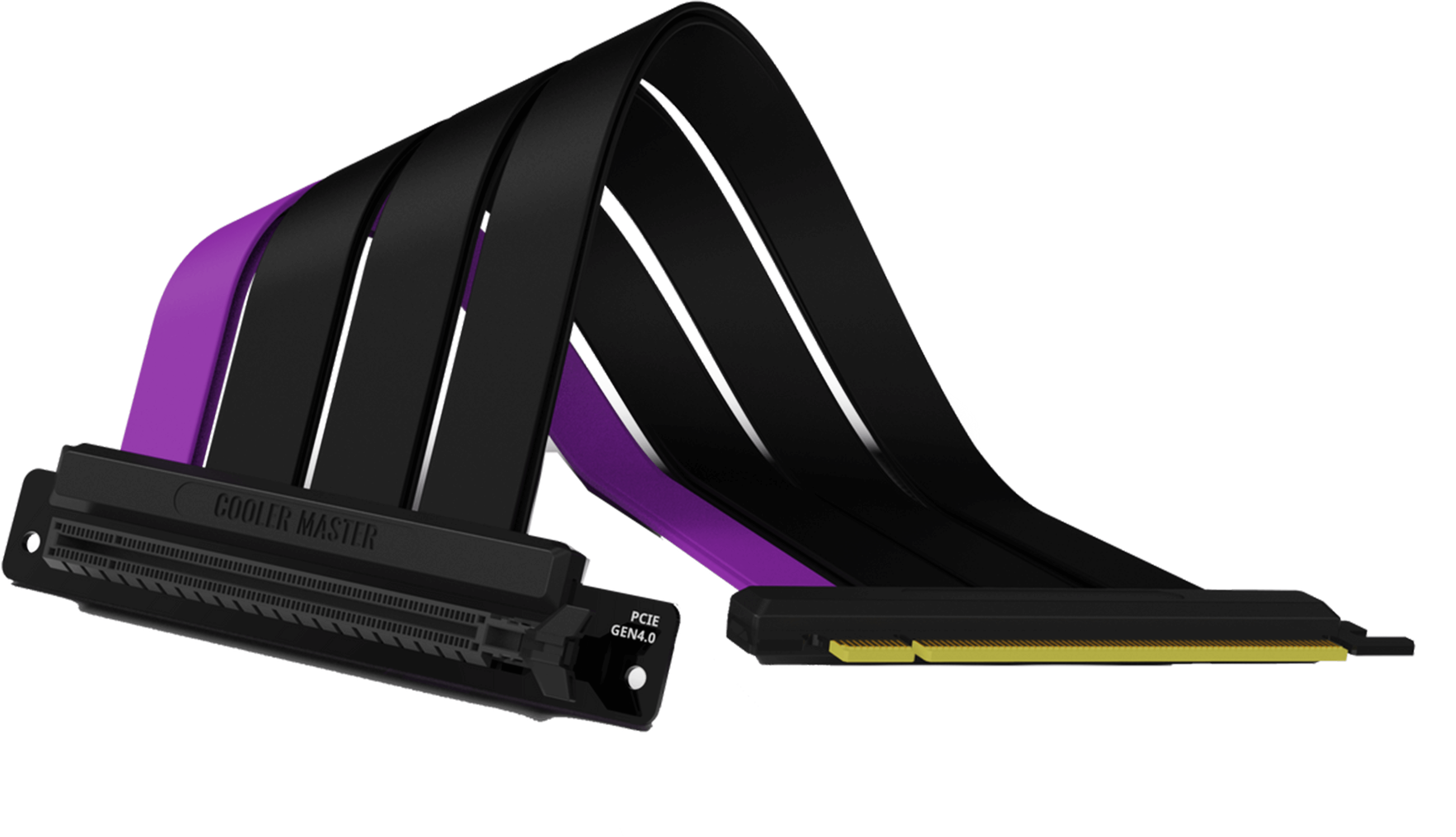 Cooler Master MasterAccessory Riser Cable PCIe 4.0 x16 - 200mm, кабел за вертикален монтаж на видео карта