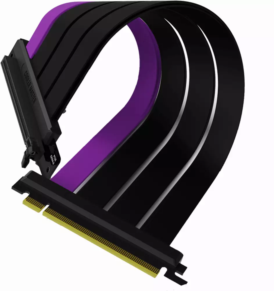 Кабел за вертикален монтаж на видео карта Cooler Master MasterAccessory Riser Cable PCIe 4.0 x16, 300mm