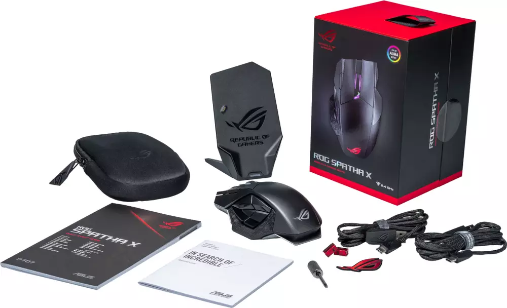 Геймърска мишка ASUS ROG Spatha X