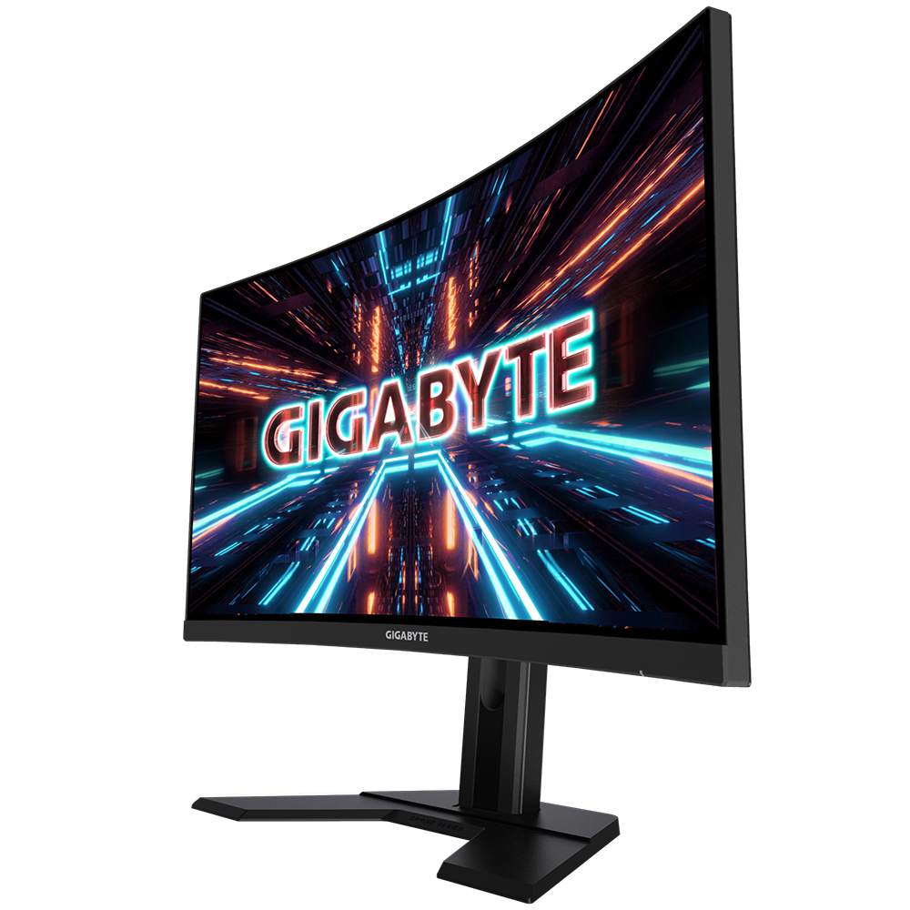 Геймърски Монитор Gigabyte 27" G27FC-A-EK, VA Curved, FHD 1920x1080, 165Hz, 1ms, AMD FreeSync