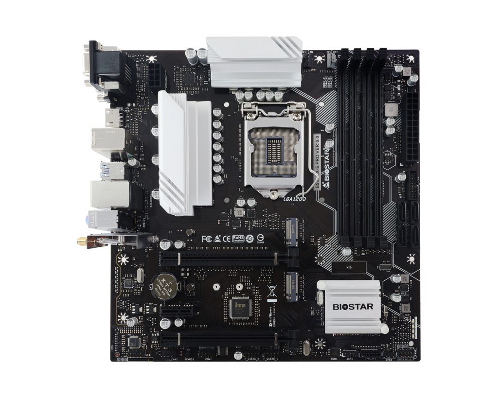 Дънна платка BIOSTAR B560MX-E PRO AX WI-FI 6