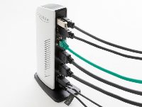 Докинг станция Delock 87771, За MacBook, HDMI Full-HD, USB 3.2, LAN, Audio, Черен/Бял