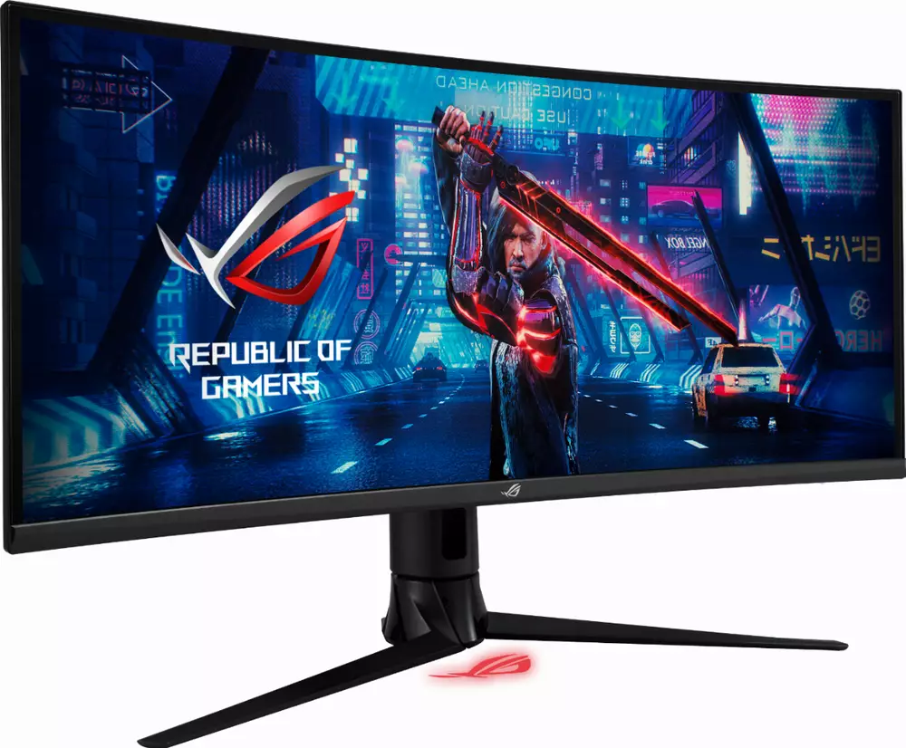 Монитор ASUS ROG Strix XG349C, 34", IPS, UWQHD 3440 x 1440, 180Hz, 1ms, USB Type-C, G-Sync compatible, DisplayHDR 400