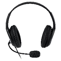 Слушалки Microsoft LifeChat LX-3000 Skype Certified, Микрофон, Черни 