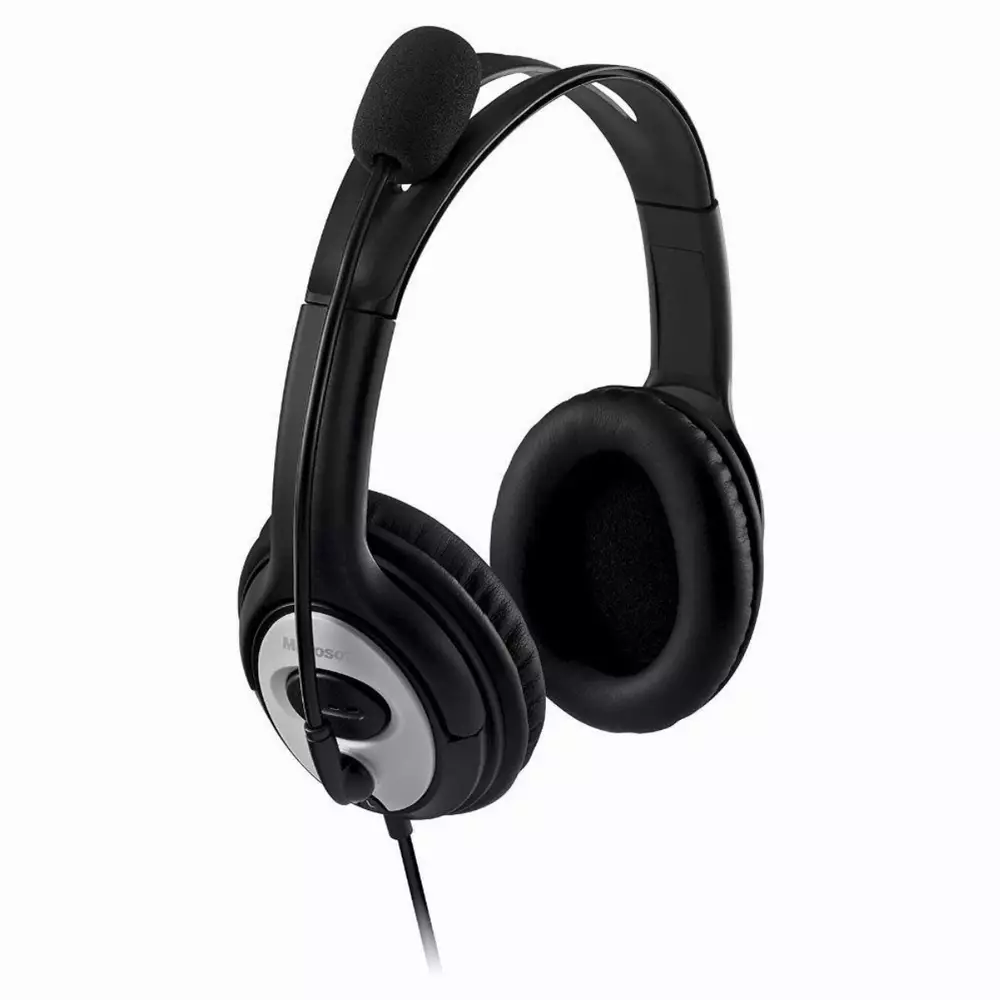 Слушалки Microsoft LifeChat LX-3000 Skype Certified, Микрофон, Черни