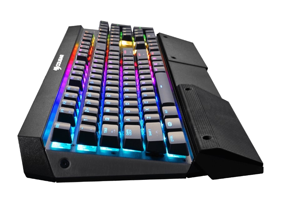 Геймърска механична клавиатура COUGAR ATTACK X3 Cherry MX Red RGB -  CG37ATRM1MG1002