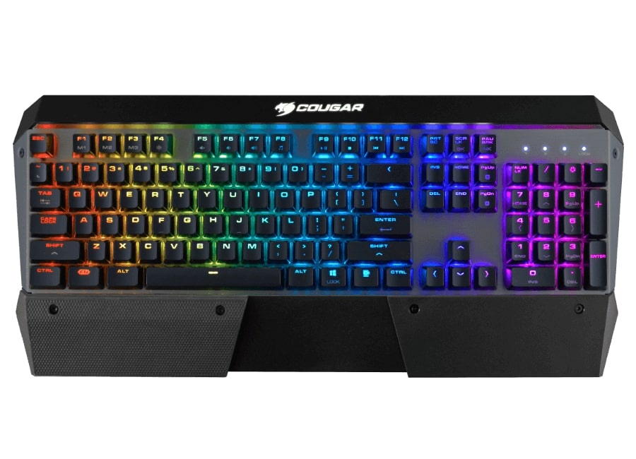 Геймърска механична клавиатура COUGAR ATTACK X3 Cherry MX Red RGB -  CG37ATRM1MG1002