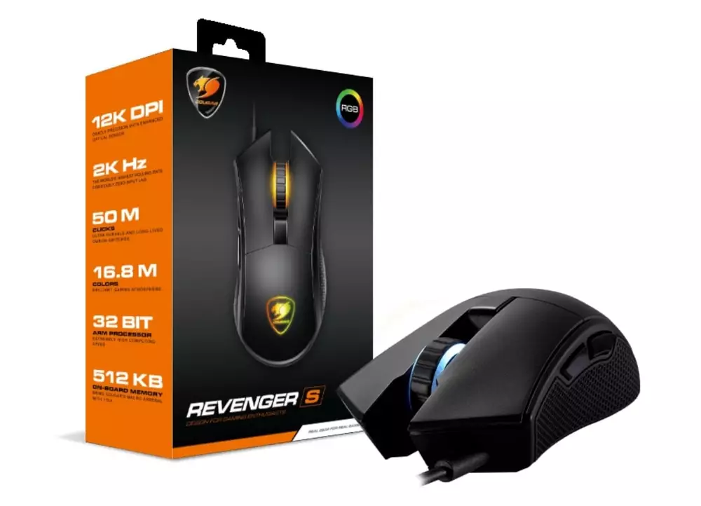 Геймърска мишка Cougar Revenger S RGB - CG3MRESWOB0001