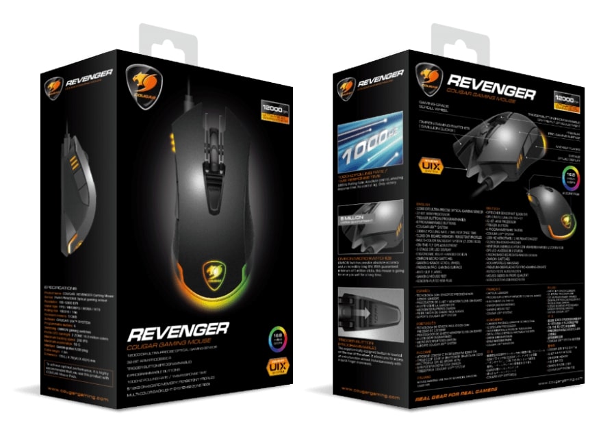 Геймърска мишка Cougar Revenger RGB - CG3MREVWOI0001