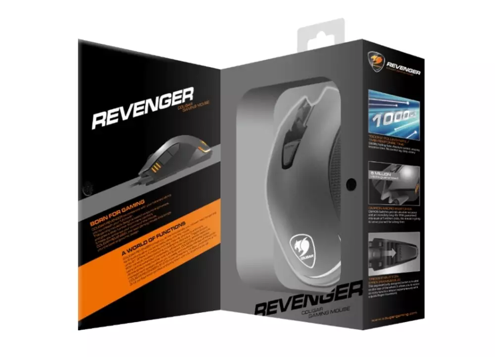 Геймърска мишка Cougar Revenger RGB - CG3MREVWOI0001