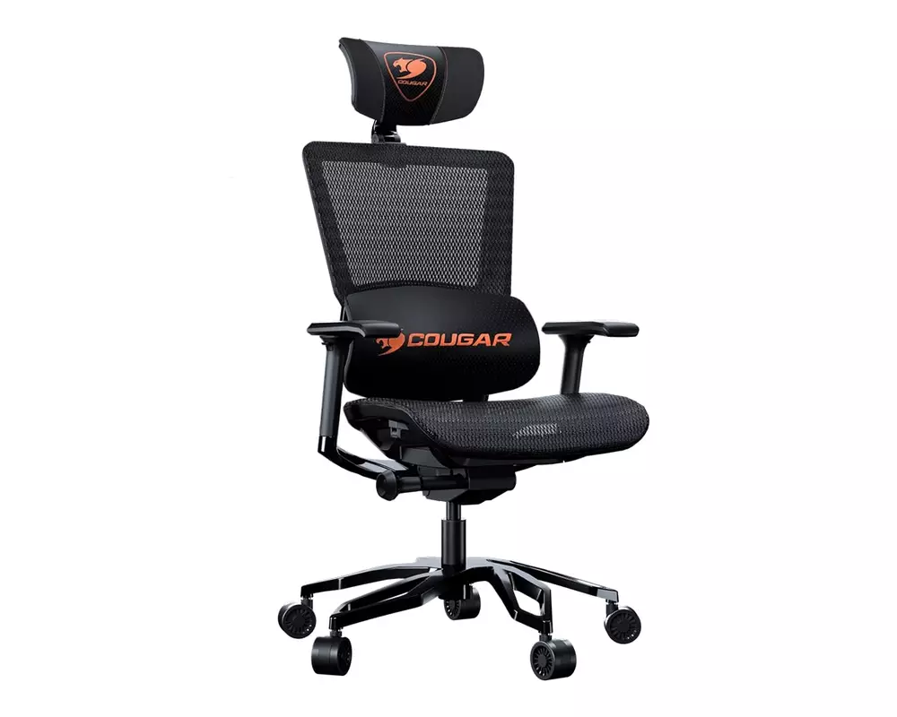 Ергономичен геймърски стол COUGAR Argo BLACK