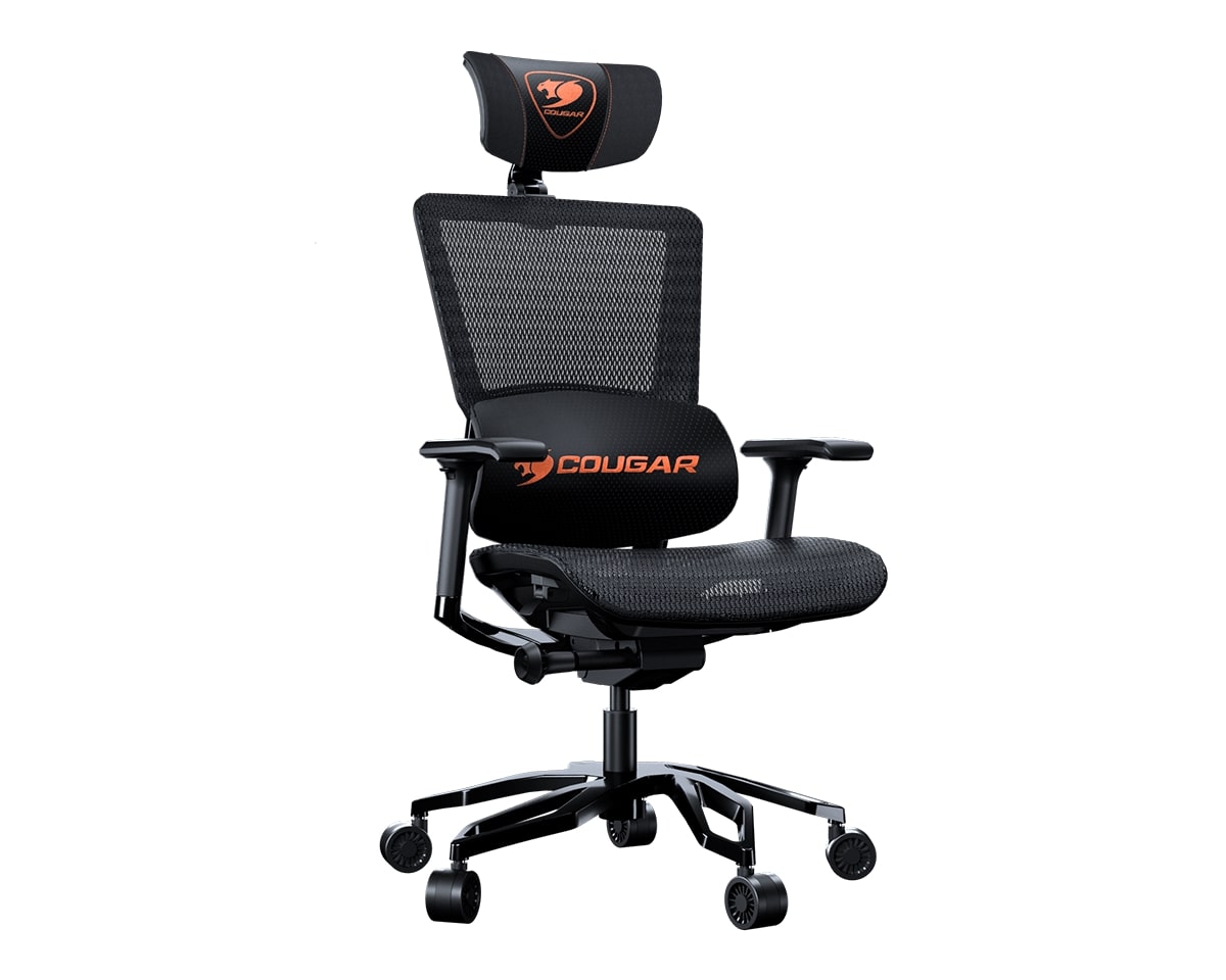 Ергономичен геймърски стол COUGAR Argo BLACK