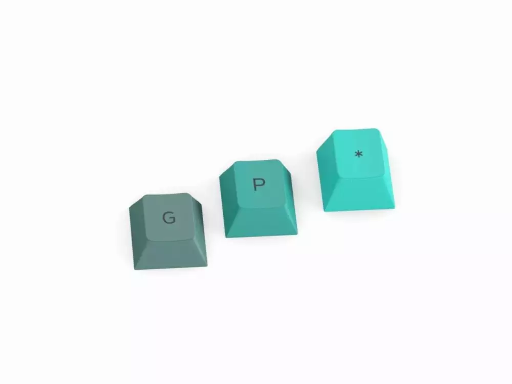 Капачки за механична клавиатура Glorious GPBT Doubleshot 114-Keycap Rain Forest US-Layout