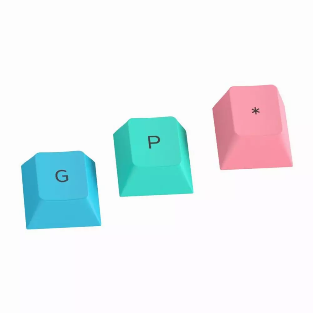 Капачки за механична клавиатура Glorious GPBT Doubleshot 114-Keycap Pastel US-Layout