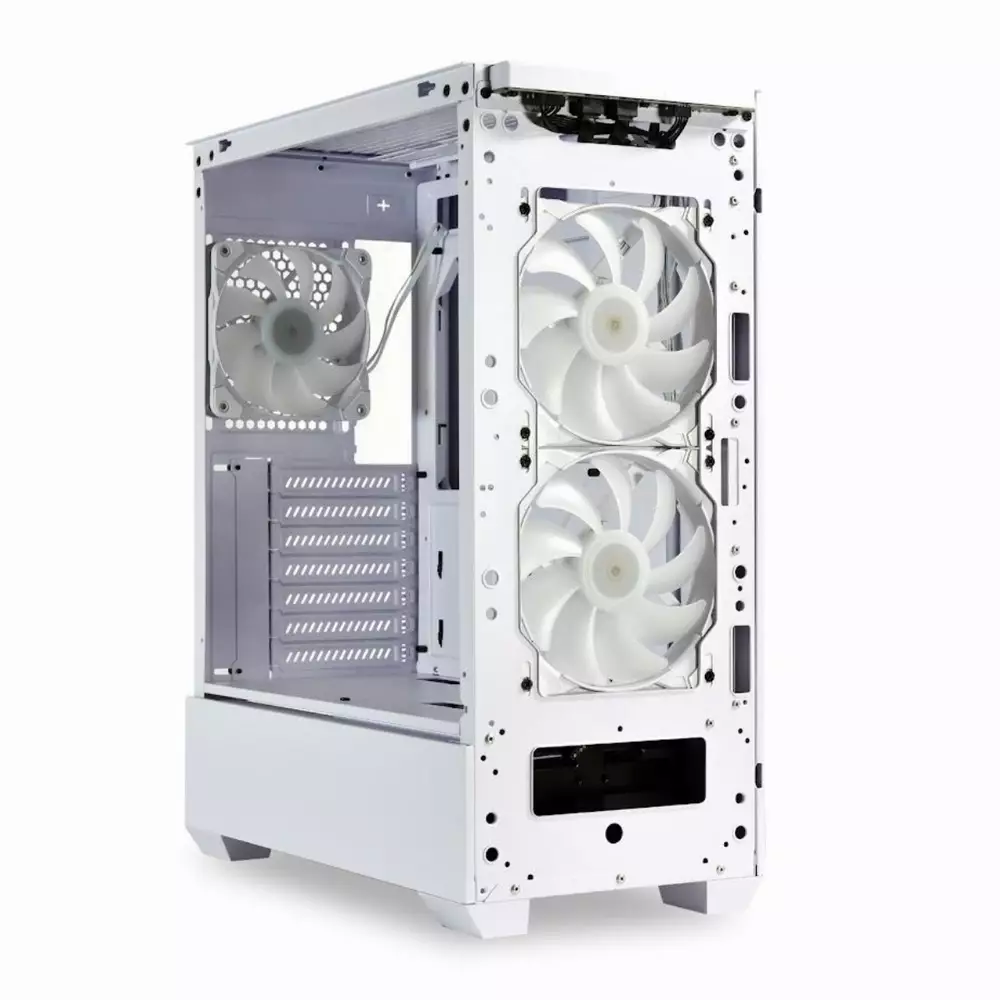 Кутия Lian Li LANCOOL 205 Mesh Mid-Tower Tempered Glass White