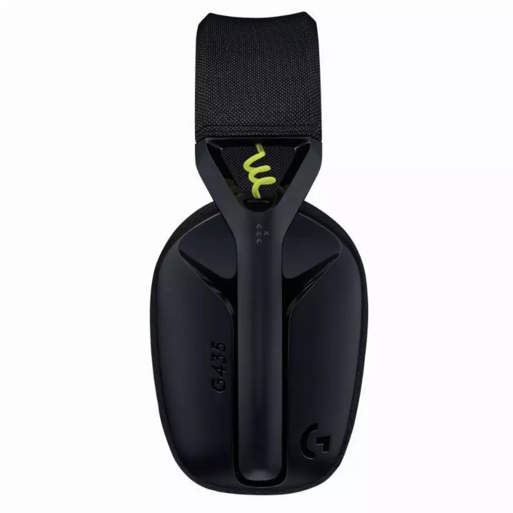 Геймърски безжични слушалки Logitech G435 Lightspeed Wireless, Микрофон, Черни