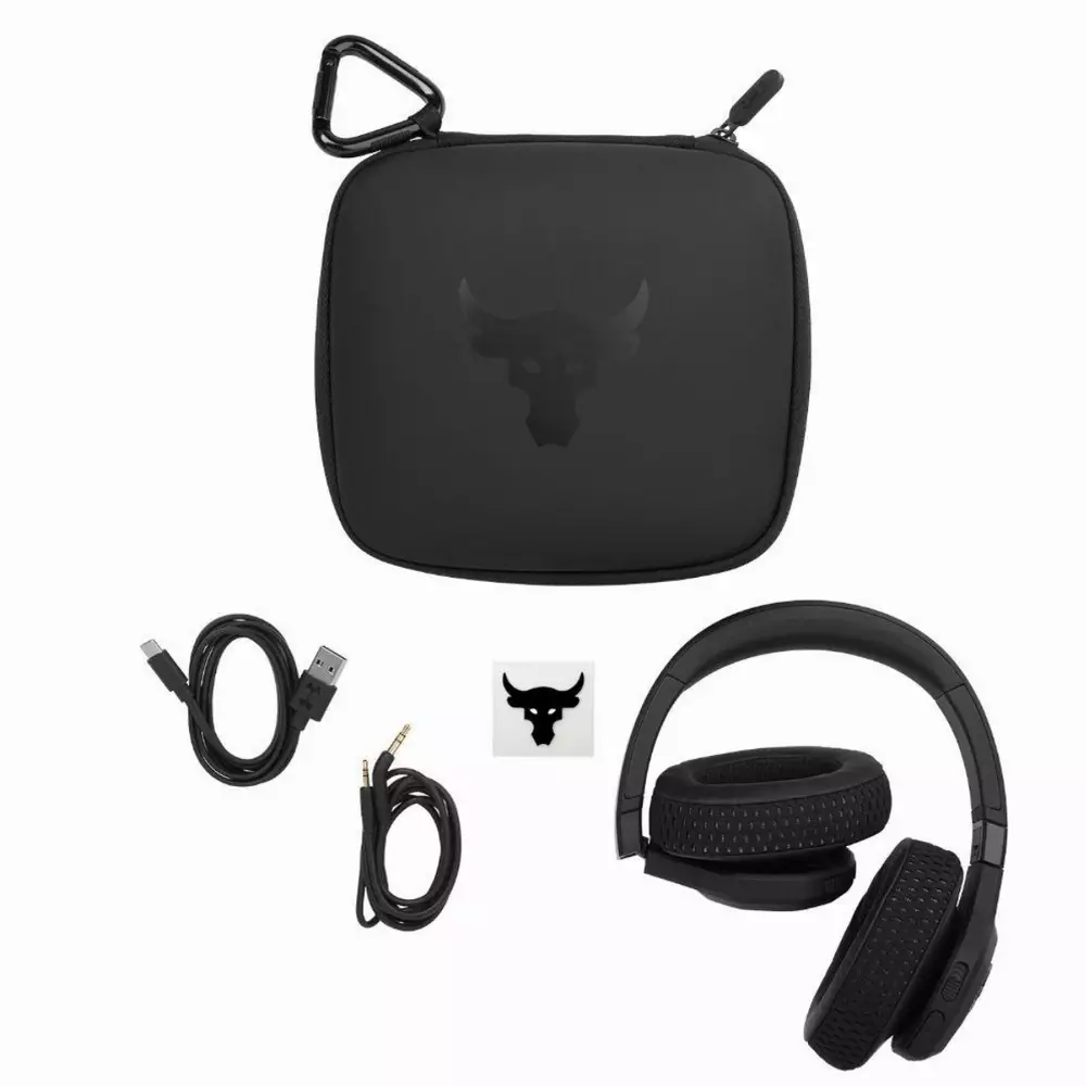 Блутут слушалки JBL UA Project Rock Over-Ear Training, Черен