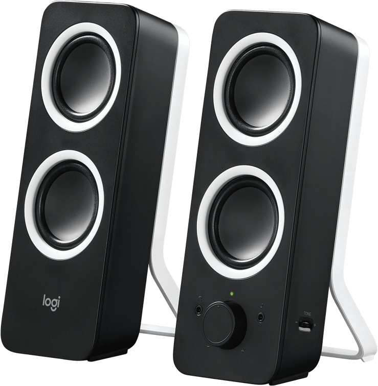 Колонки Logitech Z200 Speaker Black 2.0 10W - 	980-000810