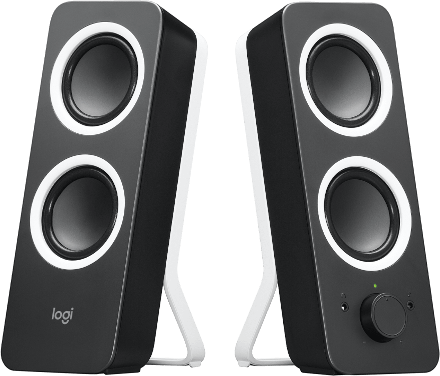 Колонки Logitech Z200 Speaker Black 2.0 10W - 	980-000810