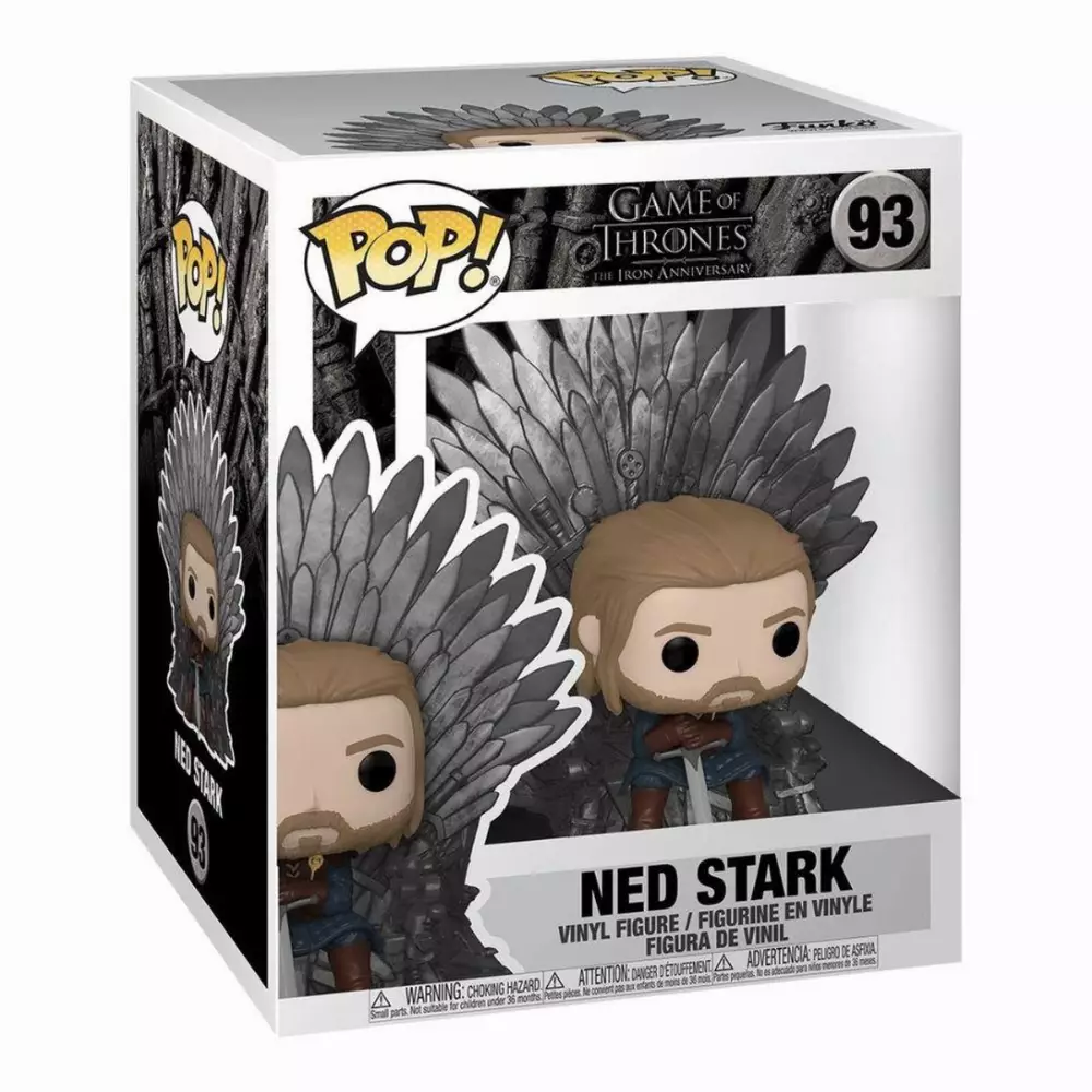 Фигурка Funko POP! Deluxe: Game of Thrones - Ned Stark on Throne 15cm #93