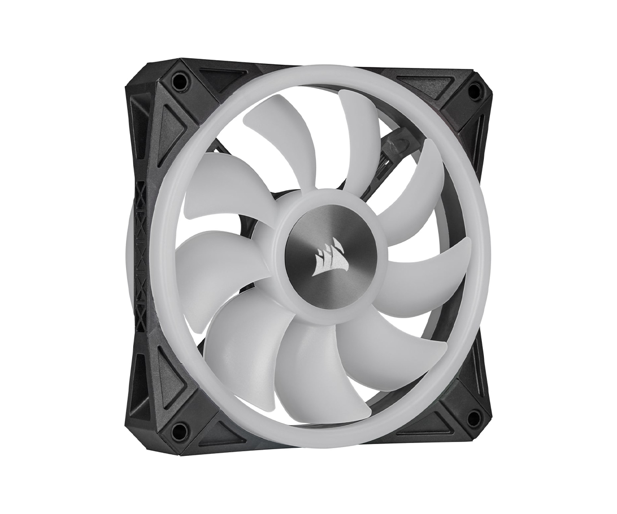 Вентилатор Corsair iCUE QL120 Black, RGB, PWM, 120mm - CORSAIR-FAN-QL120-BK